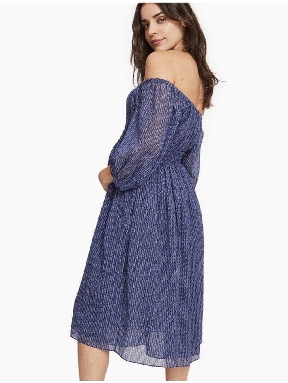 Hatch The Briar Dress in Indigo Dashdot NWT - Picture 3 of 16
